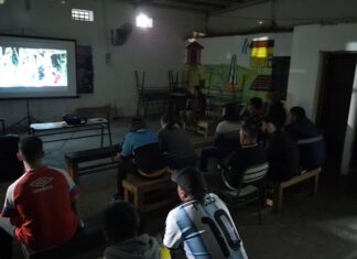 El ciclo «Cine y Comunidad» llegó a la UP N°4 con propuestas de reflexión para estudiantes