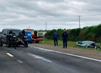 Murió un remisero tras un violento choque en la Autovía 14
