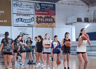 Básquet femenino. Nueve uruguayenses hacia la Selección Entrerriana U13
