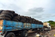 El Municipio retiró más de 260 toneladas de neumáticos