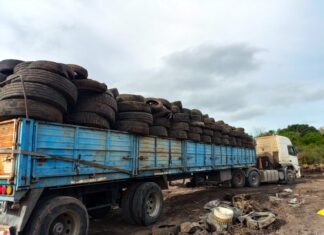 El Municipio retiró más de 260 toneladas de neumáticos