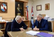 Lauritto y el rector de la UNER fortalecen la agenda conjunta