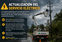 Enersa continúa con los trabajos para restablecer el servicio en distintas localidades