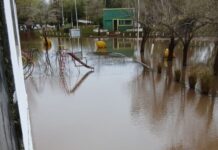 Bajó el río, pero continúa cerrado el acceso a los balnearios
