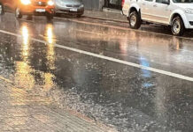 Lluvias y crecida del río marcaron el comienzo de la semana
