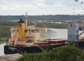 Entre Ríos lideró el transporte fluvial de granos durante 2025