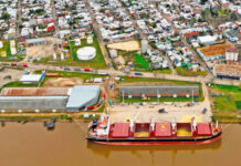 El Puerto de Concepción del Uruguay exportó harina de soja NoGMO a Dinamarca