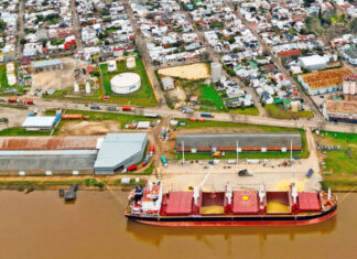 El Puerto de Concepción del Uruguay exportó harina de soja NoGMO a Dinamarca