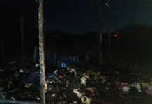 Incendio destruyó una vivienda en la zona del ex basural
