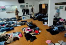 Prefectura secuestró casi 3.000 prendas que habrían sido destinadas al contrabando hacia Uruguay