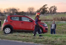 Accidente en la Ruta 39: operativo en Villa Horacio