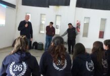 Jóvenes participaron de una capacitación sobre seguridad vial