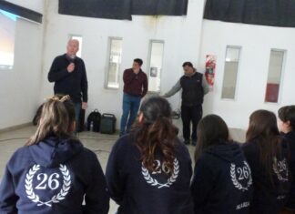 Jóvenes participaron de una capacitación sobre seguridad vial