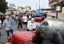 Los autos clásicos volvieron a ser protagonistas en Concepción del Uruguay