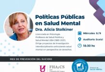 Septiembre Amarillo: Alicia Stolkiner llega a la ciudad tras recibir el Premio Konex