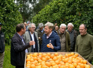 Frigerio analizó con exportadores citrícolas las dificultades del sector y la apertura de nuevos mercados