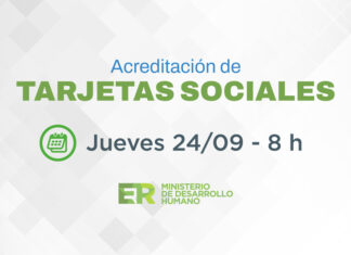 Este jueves se acreditan los fondos de las Tarjetas Sociales