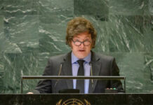 Milei llegó a Nueva York para hablar ante la ONU