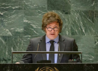 Milei llegó a Nueva York para hablar ante la ONU