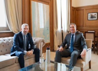 Frigerio y Santilli analizaron la agenda entre Nación y Entre Ríos