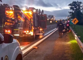 Una mujer sufrió heridas graves tras un accidente en la Autovía Artigas