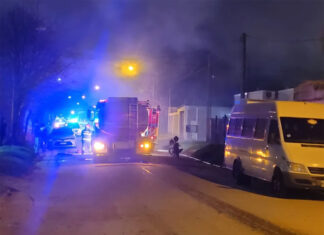 Incendio en un departamento de Villa Las Lomas Norte