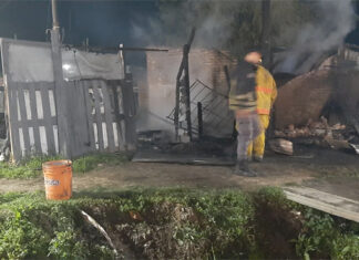 Incendio destruyó una vivienda en La Tablada