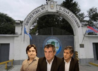 Urribarri, Báez y Aguilera ingresaron a la Unidad Penal N° 1