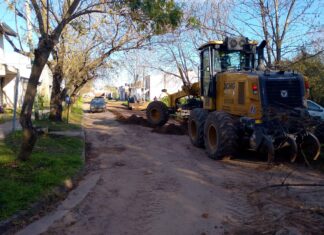 Mejoran las calles del barrio San Isidro