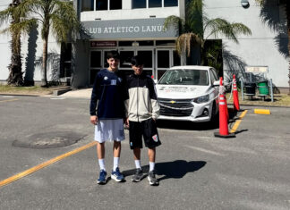 Dos juveniles de Atlético Uruguay fueron convocados para entrenar en Lanús