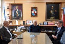 Lauritto recibió a autoridades del Banco Entre Ríos