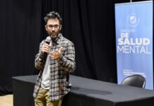 Más de 450 personas participaron de la charla de Lucas Raspall sobre niñez, adolescencia y salud mental