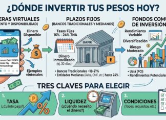 Los pesos cambian de destino: qué opciones tienen hoy los ahorristas