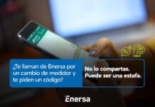 ENERSA alerta por estafas con el cambio de medidor
