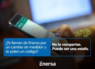 ENERSA alerta por estafas con el cambio de medidor