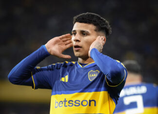 Boca venció a Talleres y quedó como líder de la tabla anual