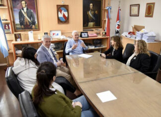 Lauritto recibió a autoridades de la UNER para fortalecer el vínculo con la comunidad