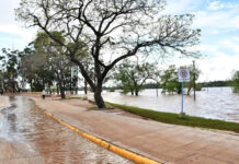Comenzó el regreso de las familias evacuadas en Concordia tras la crecida del río