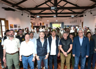 Frigerio y Scioli encabezaron un encuentro nacional en el Parque Nacional El Palmar
