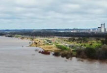 El río Uruguay continúa en ascenso y monitorean su evolución por las lluvias