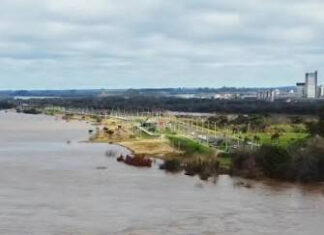 El río Uruguay continúa en ascenso y monitorean su evolución por las lluvias