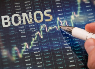 El riesgo país baja a 575 puntos y los bonos suben hasta 1,3%