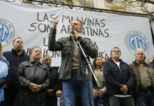 La CGT marchó en defensa de la industria nacional y cuestionó al Gobierno