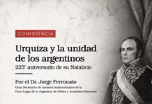 La masonería abre sus puertas para homenajear a Urquiza