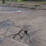 pagina 3 Un hundimiento en avenida Paysandú vuelve a exponer el estado de la zona portuaria a